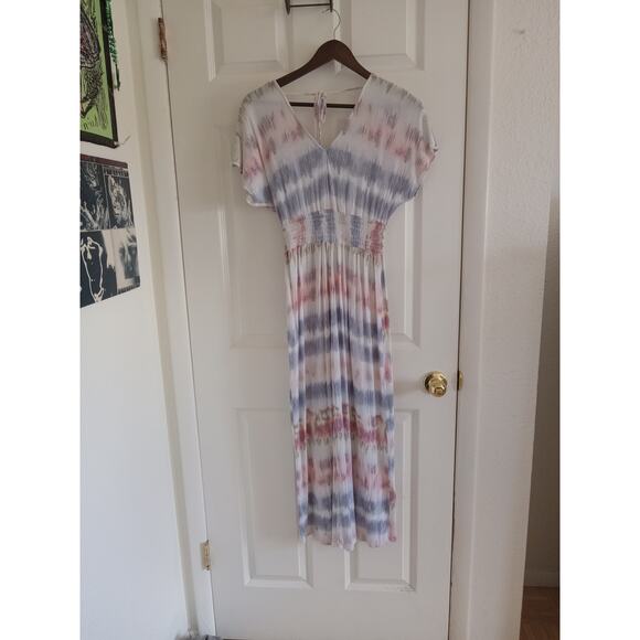 Bebop Tie Dye Short Sleeve Maxi Dress Size Medium - Picture 10 of 10